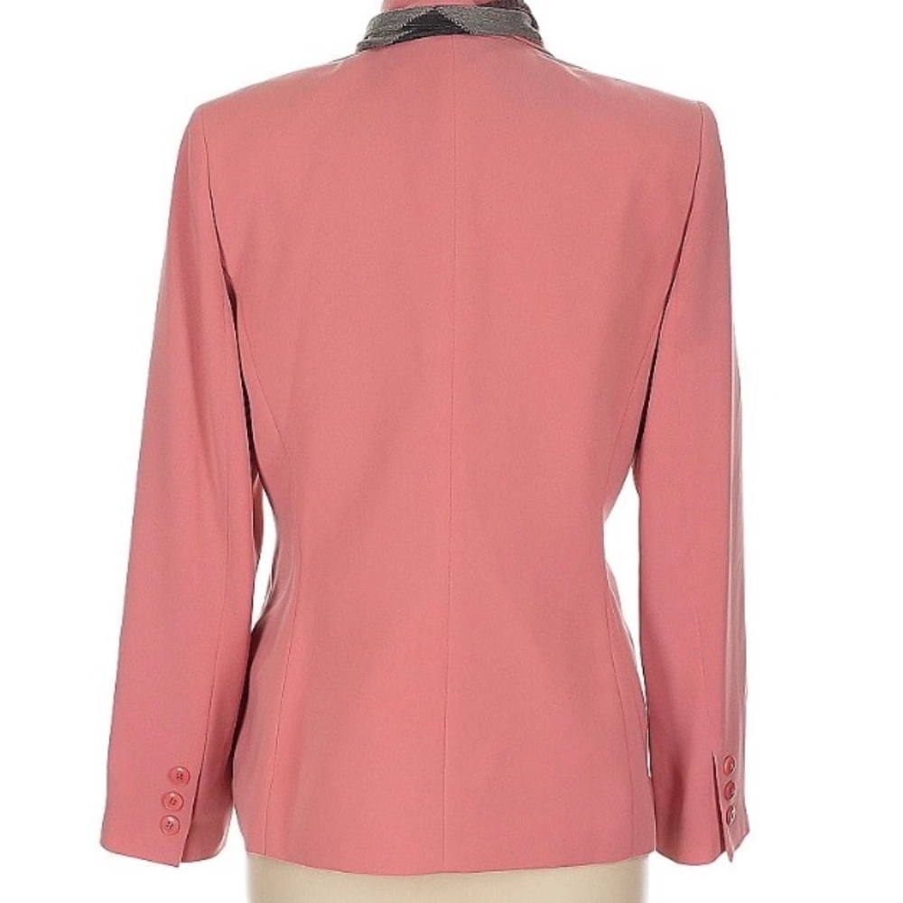 Kasper Pink Blazer with Patterned Scarf RIV - Picture 2 of 7